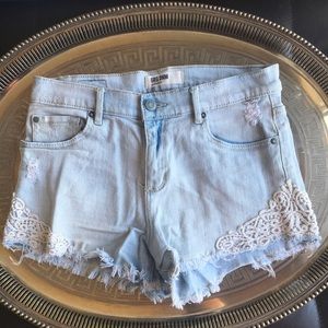 High Waisted Denim Shorts